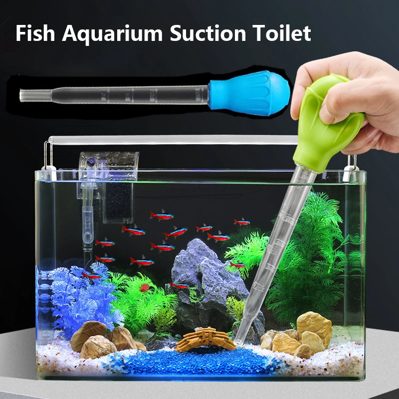 Fish Tanks Pooper Sucker Utensil Aquarium Extension Suction Tube Mini Water Changer Simple Cleaning Tool Cleaning Product