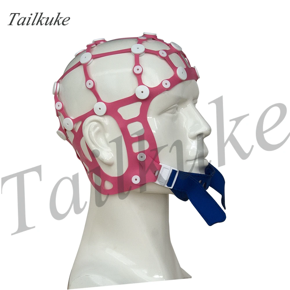 EEG Cap Free Positioning Disc Electrode Fixed Cap Used with Conductive Paste