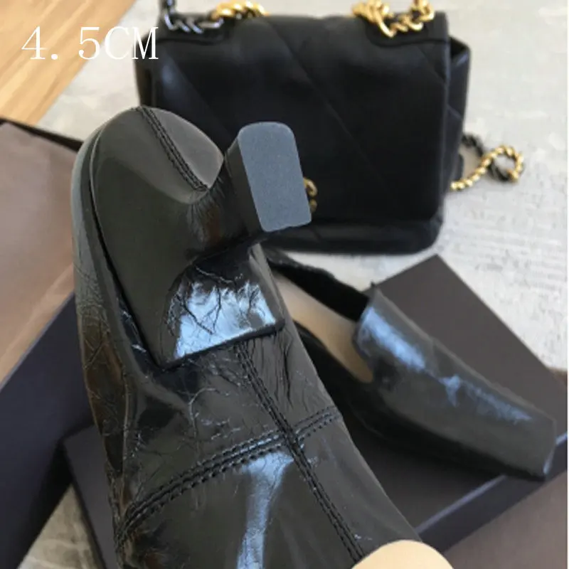 Black 4.5CM Heel