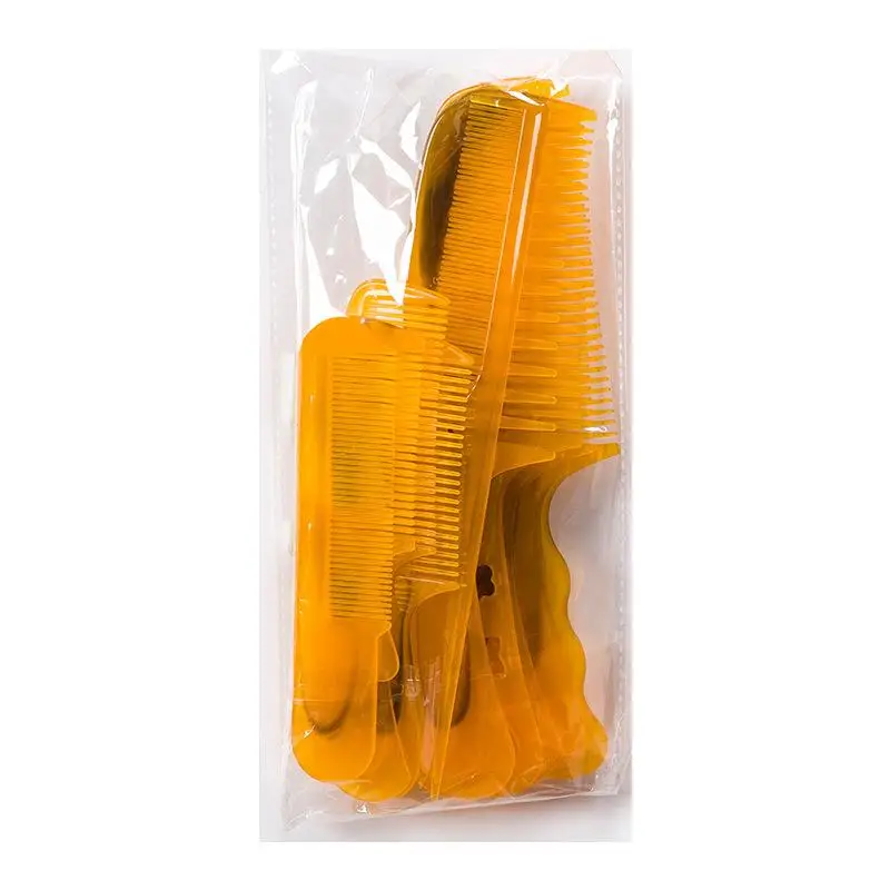 10Pcs Plastic Hair Comb Set Anti Static Detangling Combs Assorted Sizes And Styles For All Hair Types