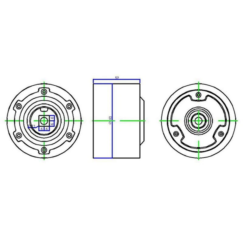 8352 Brushless Sensored Wheel Motor For Electric Balancing Scooter Skateboard Replacement Parts