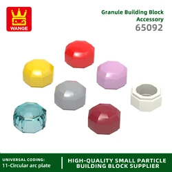 Wange 892Pcs/lot Octagonal Light Particle Science Block Moc Color Accessories Compatible with 65092  Brick Children Toy Assembly