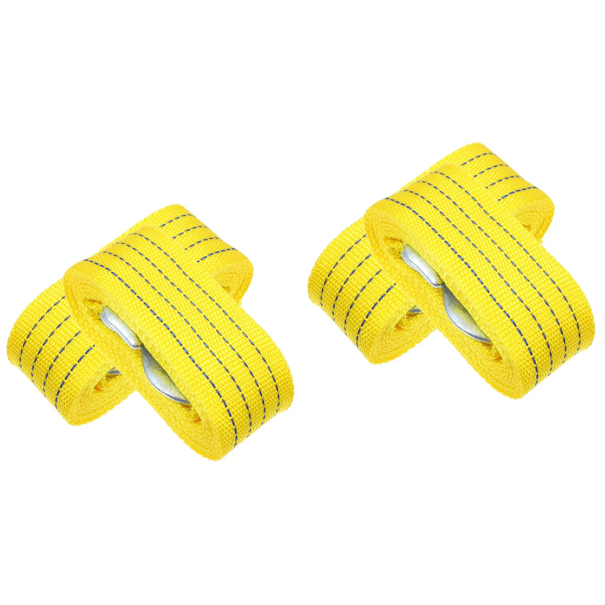 

4 pcs Nylon Rope Kit Vehicles Tow Rope Heavy Duty Tow Straps With Hooks For Trucks