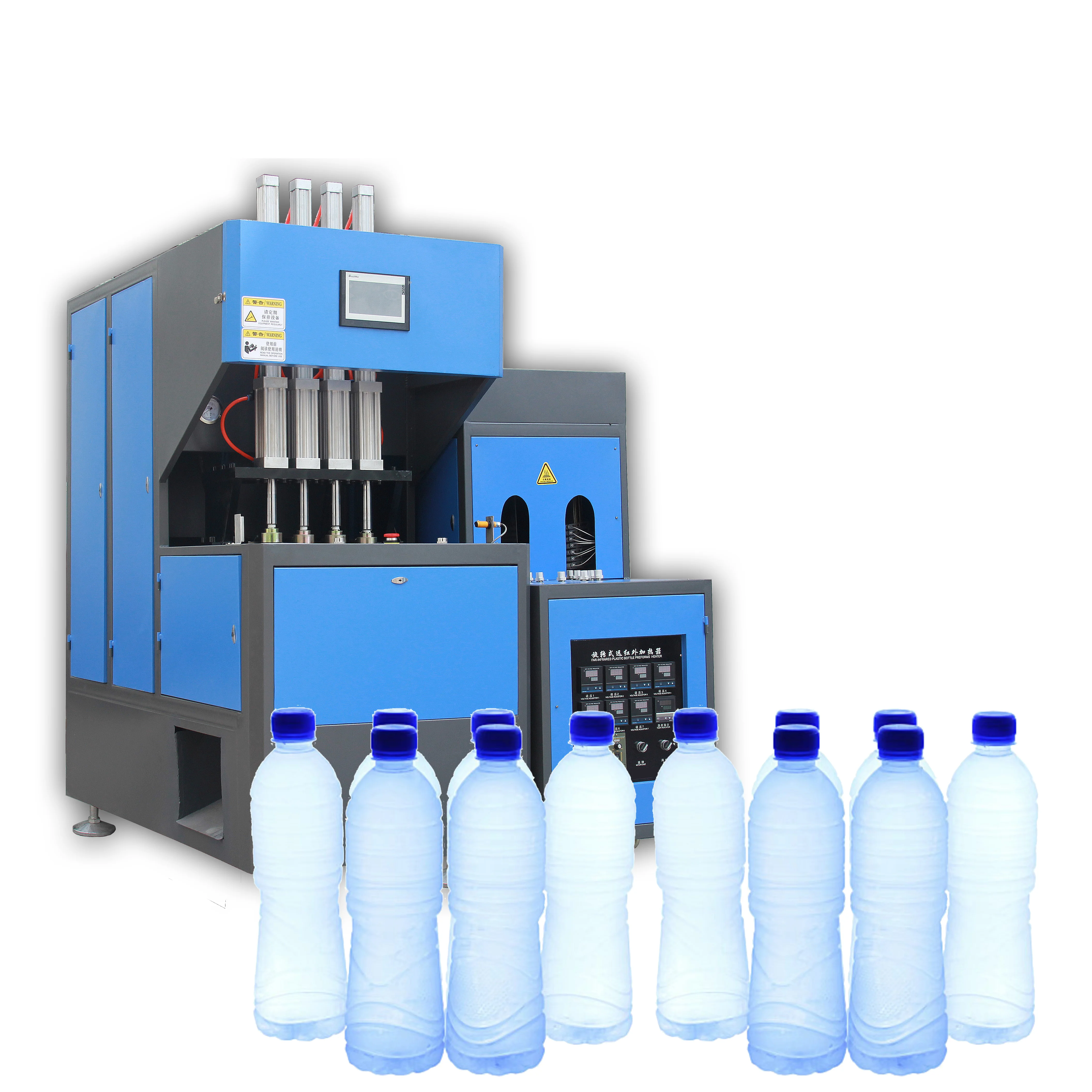 High Speed Pure Water Bottles Plastic Bottle Blowing Machine Price Semi Automatic Stretch Blowing Machine for Sale