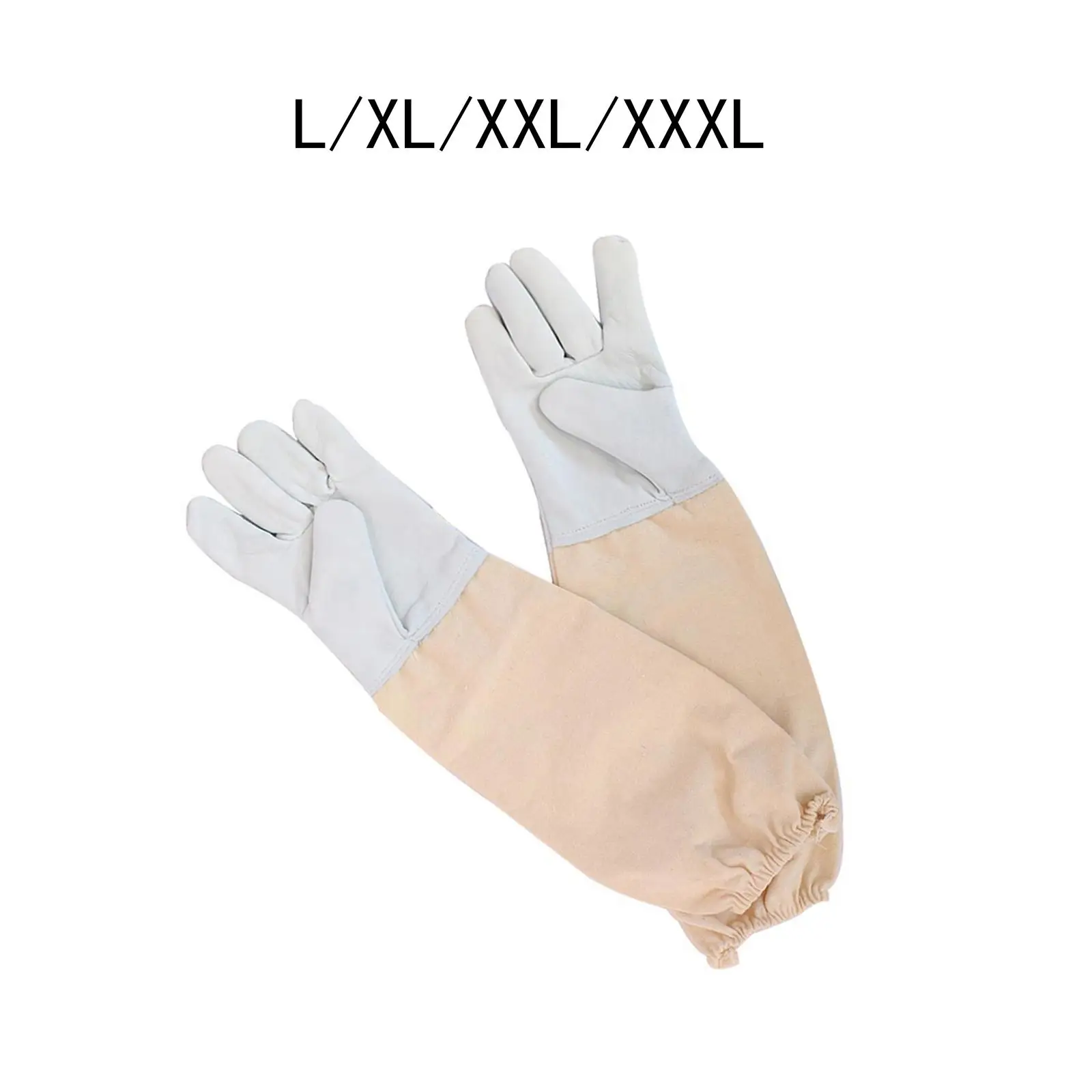 Pack of 2 beekeeping gloves, breathable beekeeping protective gloves for men and