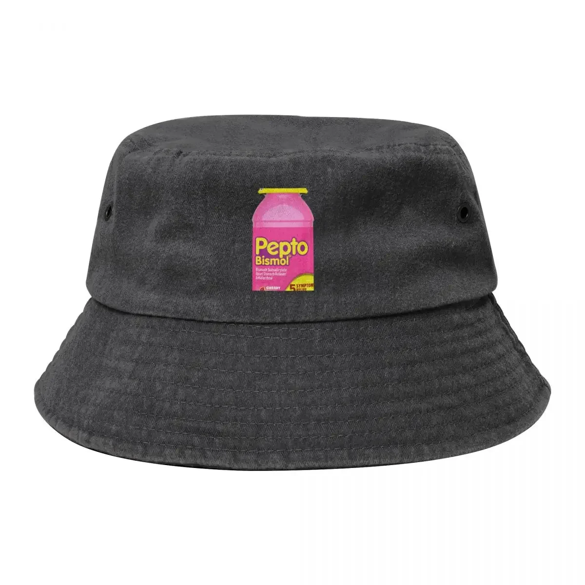 Pepto Bismol-Sombrero de cubo para hombre y mujer, gorra con protección Solar Uv, estilo derby, a la moda, para playa