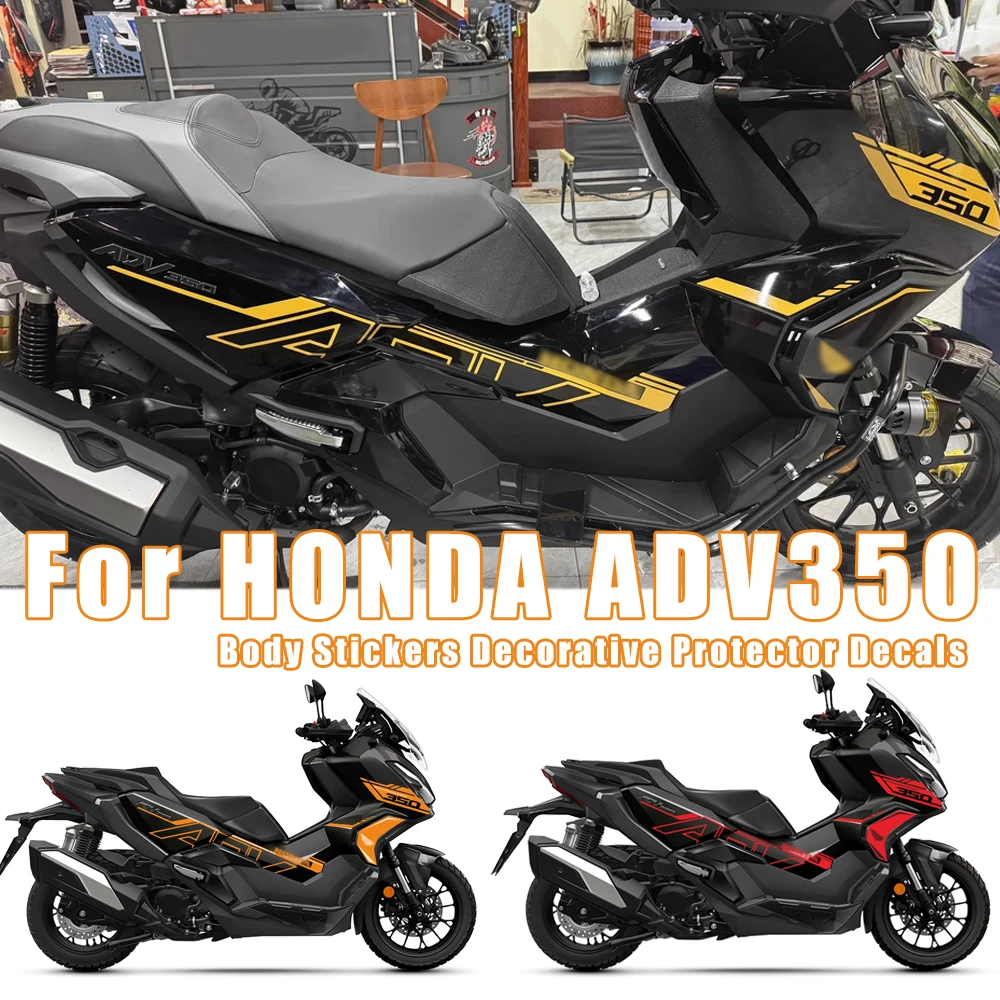 

For HONDA ADV350 ADV 350 ADV-350 2025 Motorcycle Refit Full Body Sticker Fuel Tank Side Decal Protector Decoration Sets Stickers