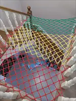 Colorful Nylon Mesh Child Safety Net Anti Falling Net Balcony Window Staircase Deck Football Field Fence Protection Baby Cat Dog 2