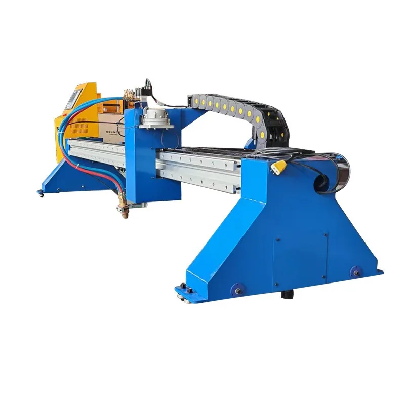 Automatic gantry cutting machine numerical control plasma flame cutting machine dual-purpose steel plate bilateral driver