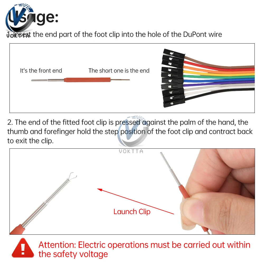 10 Uds Chip Universal Micro IC abrazadera SOP SOIC TSOP MSOP SSOP SMD IC Clip de prueba Pin enchufe adaptador programador para analizador lógico