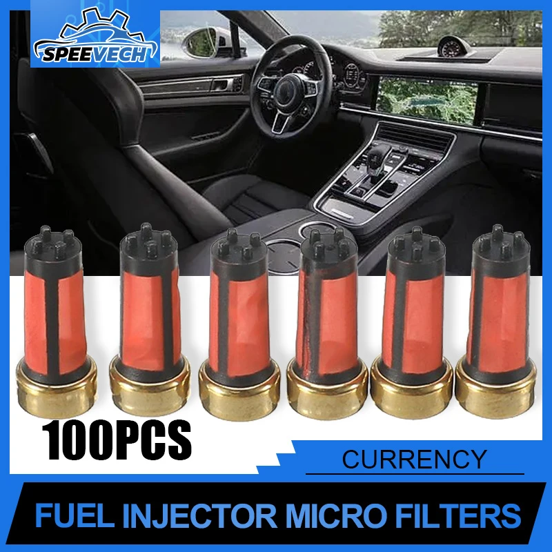 For Mitsubishi Automobile 100Pcs/20Pcs Auto Car Petrol InjectorSapre Micro Filter Parts Fuel Filter 14 * 6 * 3mm MD619962