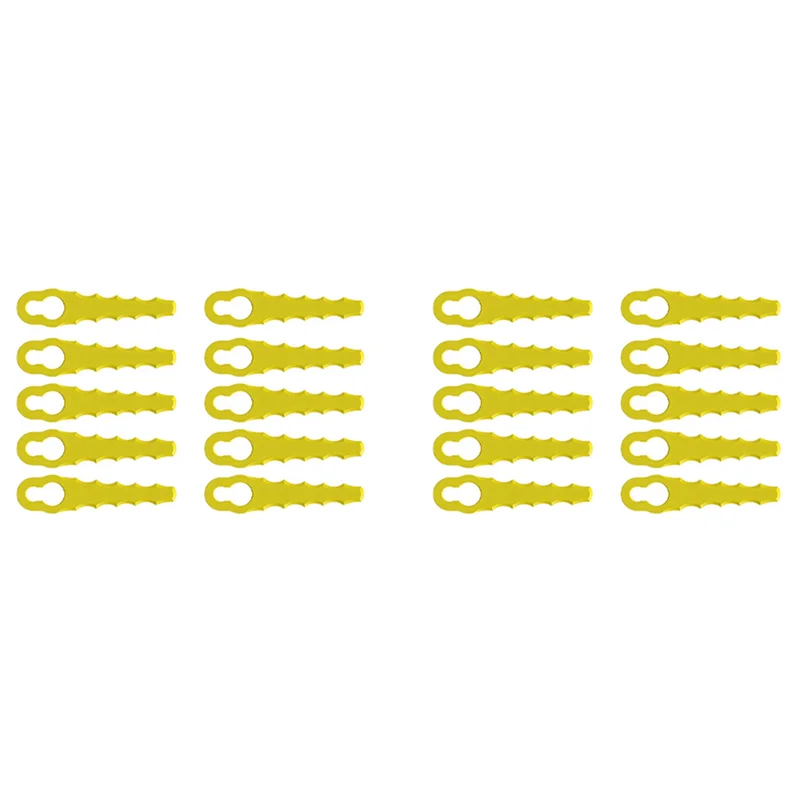 

Пластиковые лезвия BHTS-20Pcs для зубчатых двойных режущих головок - подходят для триммеров Rac155 и Rac157-Rac158.