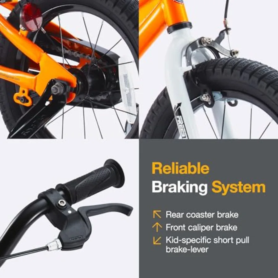 Vélo Freestyle Classic EZ Balance pédale commutable vélo 12 14 16 18 pouces 3-10 ans enfant en bas âge à grand cadre en aluminium mat noir