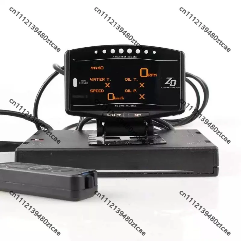 Digital Readout Exhaust Temperature Oil Pressure Coolant Temp Turbo Boost Racing Monitoring Gauge For Street Car Refitting