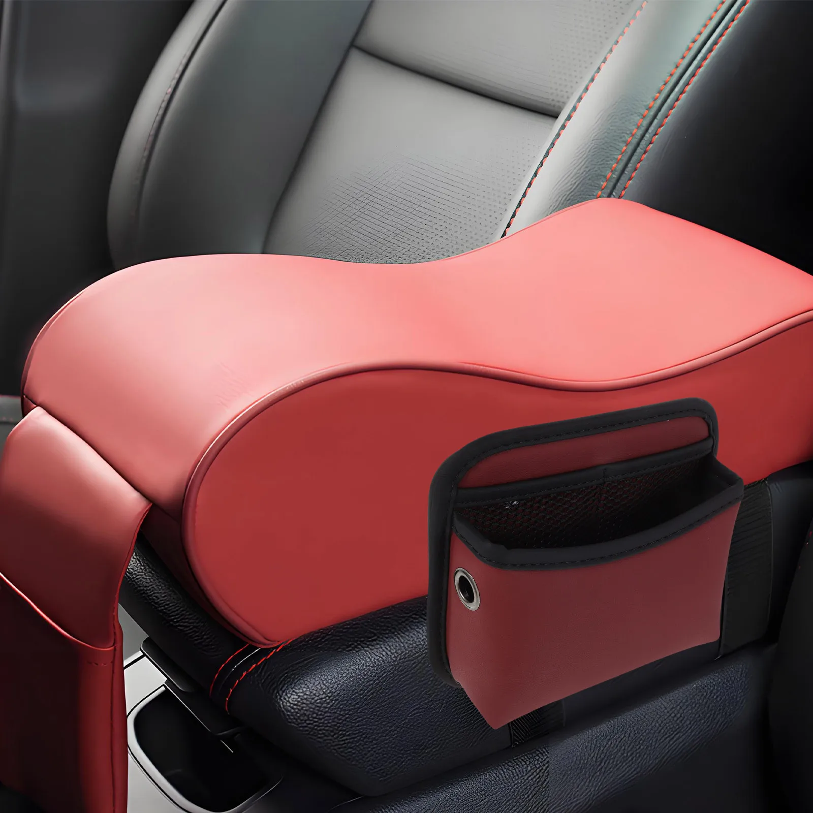 

Car Door Trash Can Hanging Fake Storage Organizer Universal Vehicle Garbage Bin Phone Card Sunglasses Holder Car