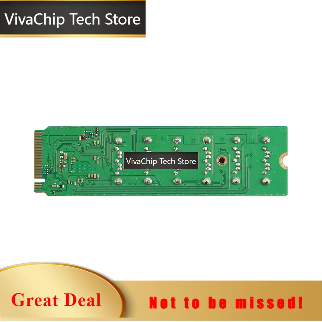VivaChip TechRadxa M.2 to 6x SATA Adapter, M.2 M Key Interface, 6x SATA 3.0 Ports