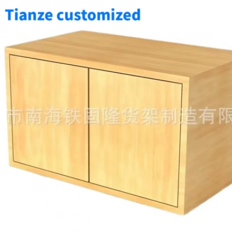 

(customized)Factory Direct Supply Single-Door Wooden Floor Cabinet Supermarket & Convenience Store Display Wholesome Loc