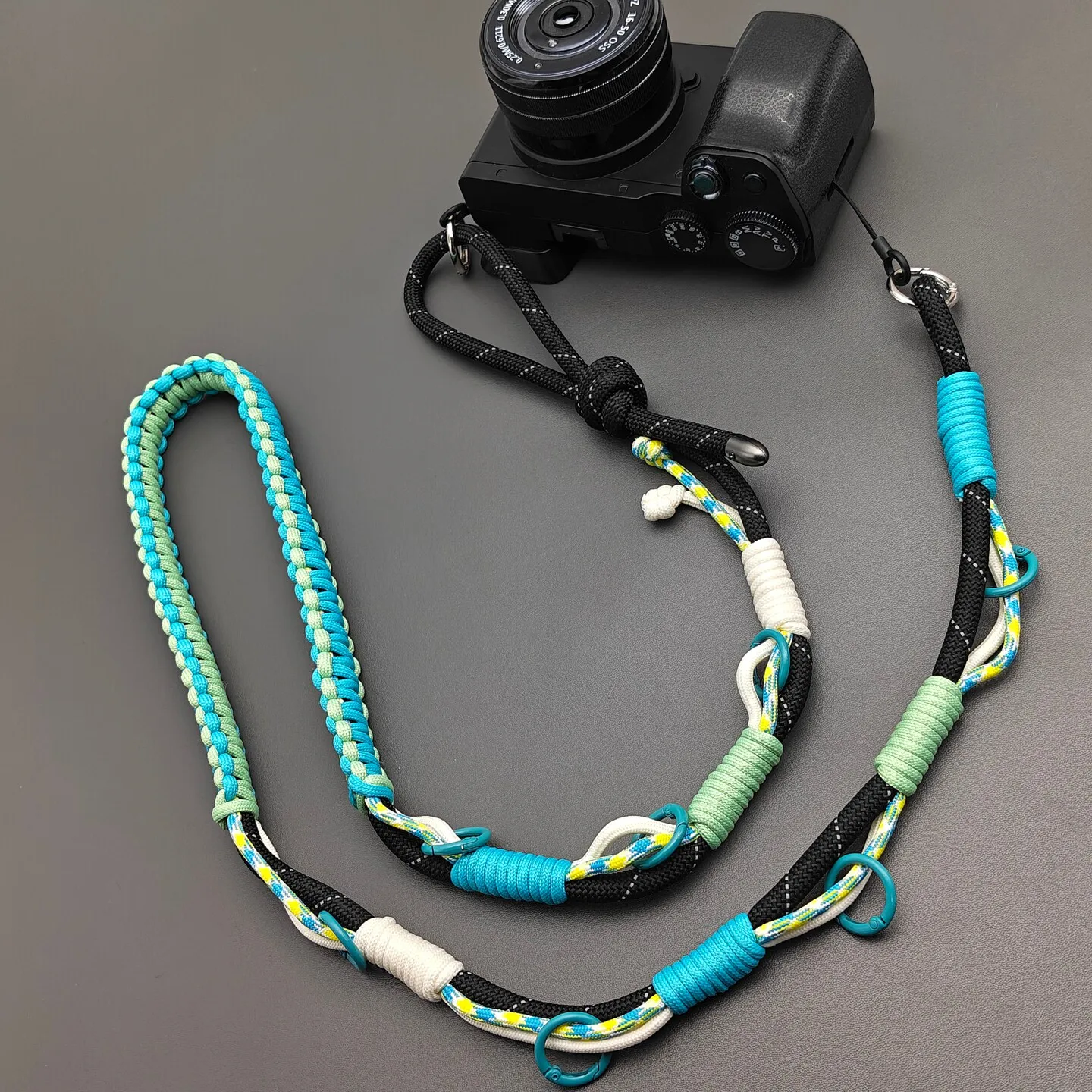 Hand-braided Adjustable Repalcement Bag Strap Multi-purpose Anti-lost Camera Phone Lanyard Crossbody Shoulder Strap Accessories