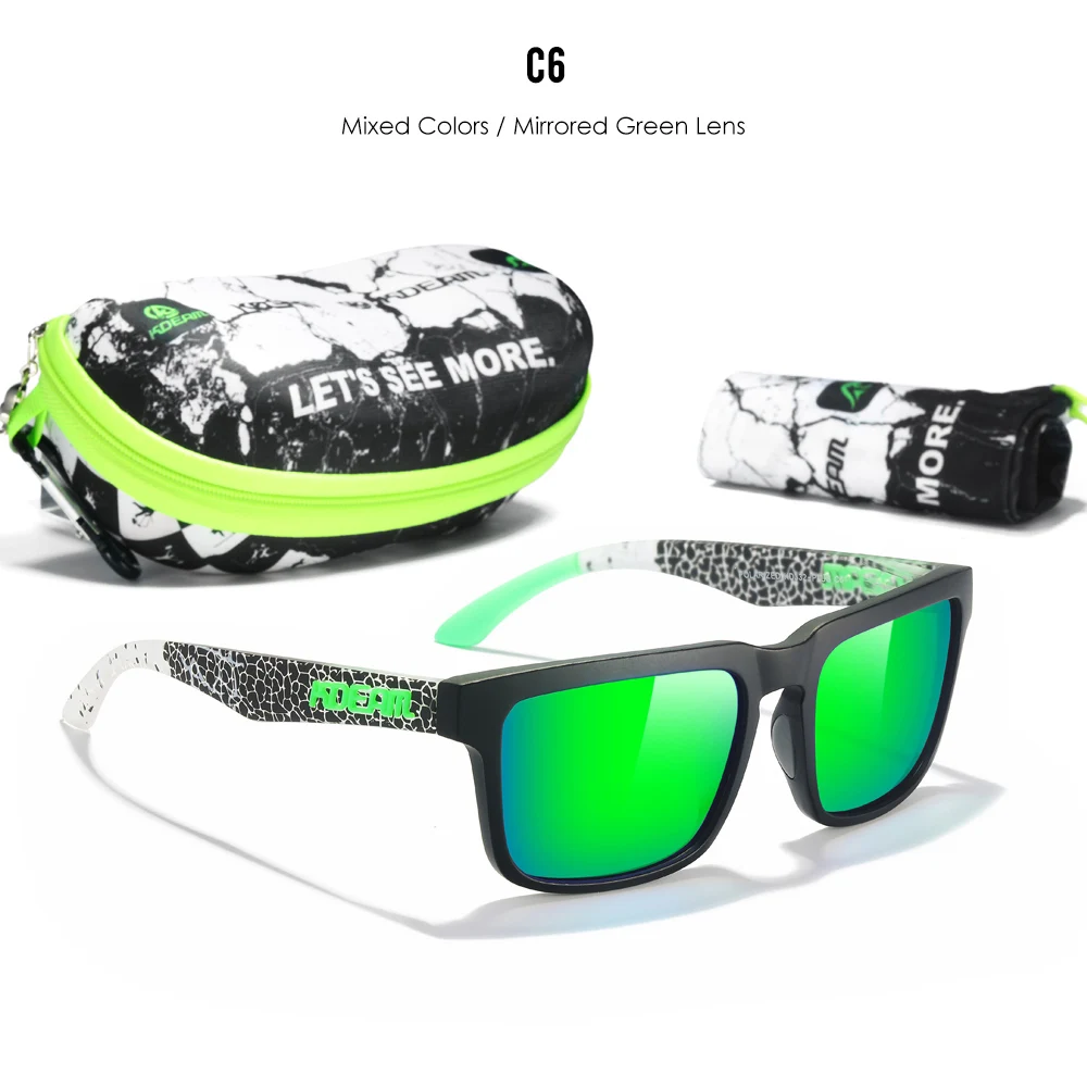 Kdeam große Herren Sonnenbrille polarisierte photo chrome Nachtsicht brille übergroße Sonnenbrille mit 154mm Breite kd332 plus