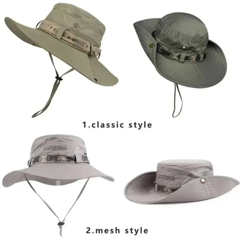 Chapeau d'Été à Large Bord pour Homme, Protection UV, ander, Safari, html, Randonnée, en Maille, Suffolk, Plage, Protection Solaire, E27