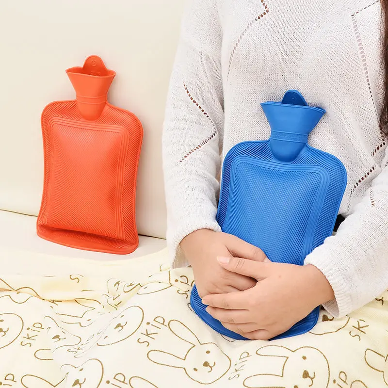 Home Winter Hot Water Bottle Water Injection Rubber Thick Hot Water Bottle Winter Warm Water Bag Hand Feet Warmer Water Bottle