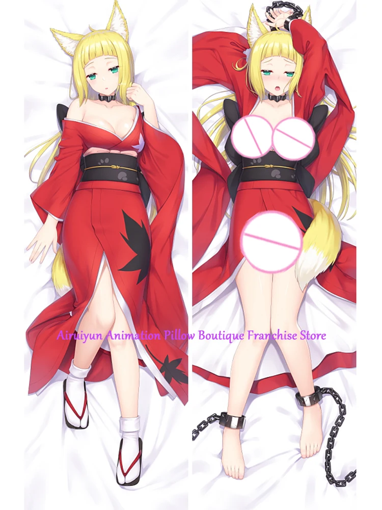 Anime Dakimakura Kissen bezug Sanjouno Haruhime sexy und vollbusige schöne Mädchen doppelseitige Halloween-Dekoration