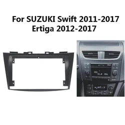 9 Inch Car Radio Dash Fascia For SUZUKI Swift 2011~2017 Auto Stereo Plastic Panel Mounting Bezel Faceplate Frame Kit