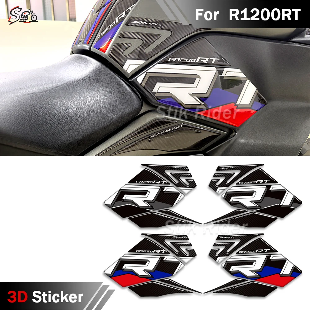 

For BMW R1200RT R1200 R 1200 RT Motorcycle Accessories 3D Resin Sticker Tank Pad Protection Kit Fairing Fender Mudguard