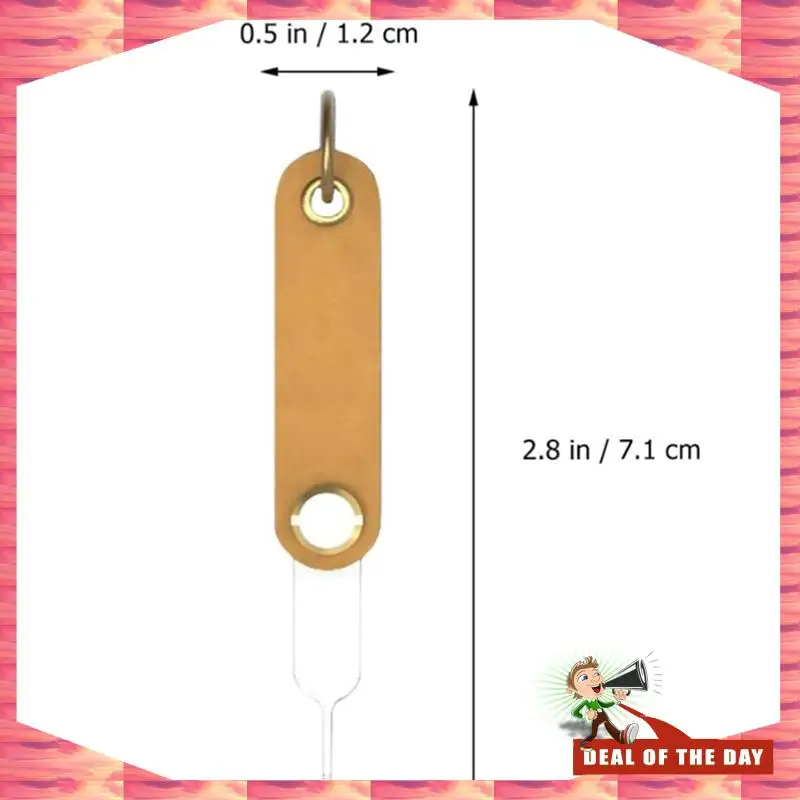 24-Hour Delivery 3Pcs Eject Sim Card Tray Open Pin Needle Key Tool Portable Universal For Mobile Phone