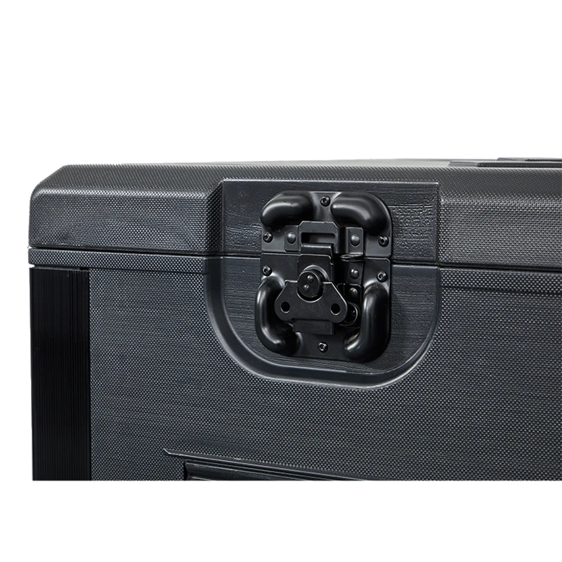 Removable Stage Cable Box, Flight Case with Movable Dividers, Wheels, Stackable, Customizable Storage Solution