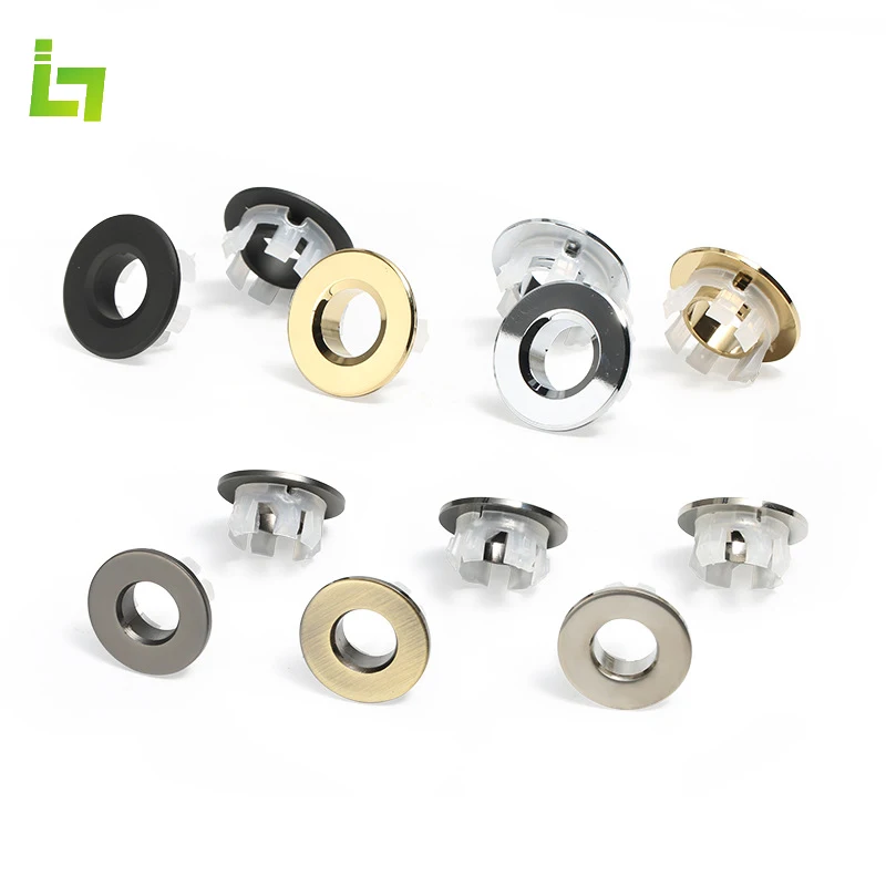 

Латунное переливное отверстие, установленное в раковине, легко заменяется и не ржавеет