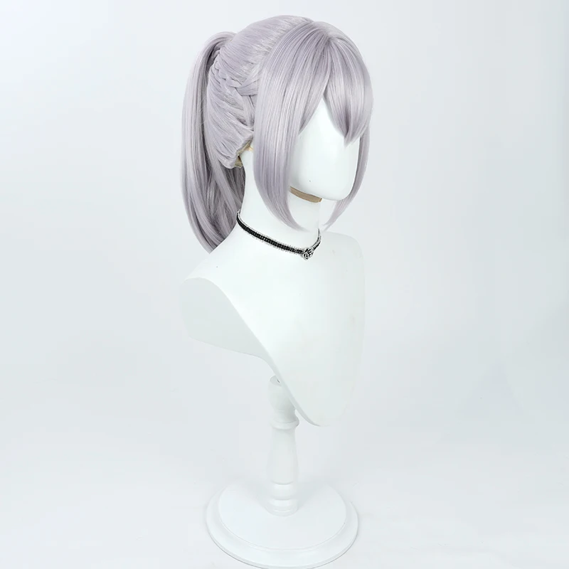 Virtual YouTube Vtuber Noel Shirogane Cosplay Wig Halloween Carnival Party Props Synthetic Hair Heat Resistant Fiber + Wig Cap