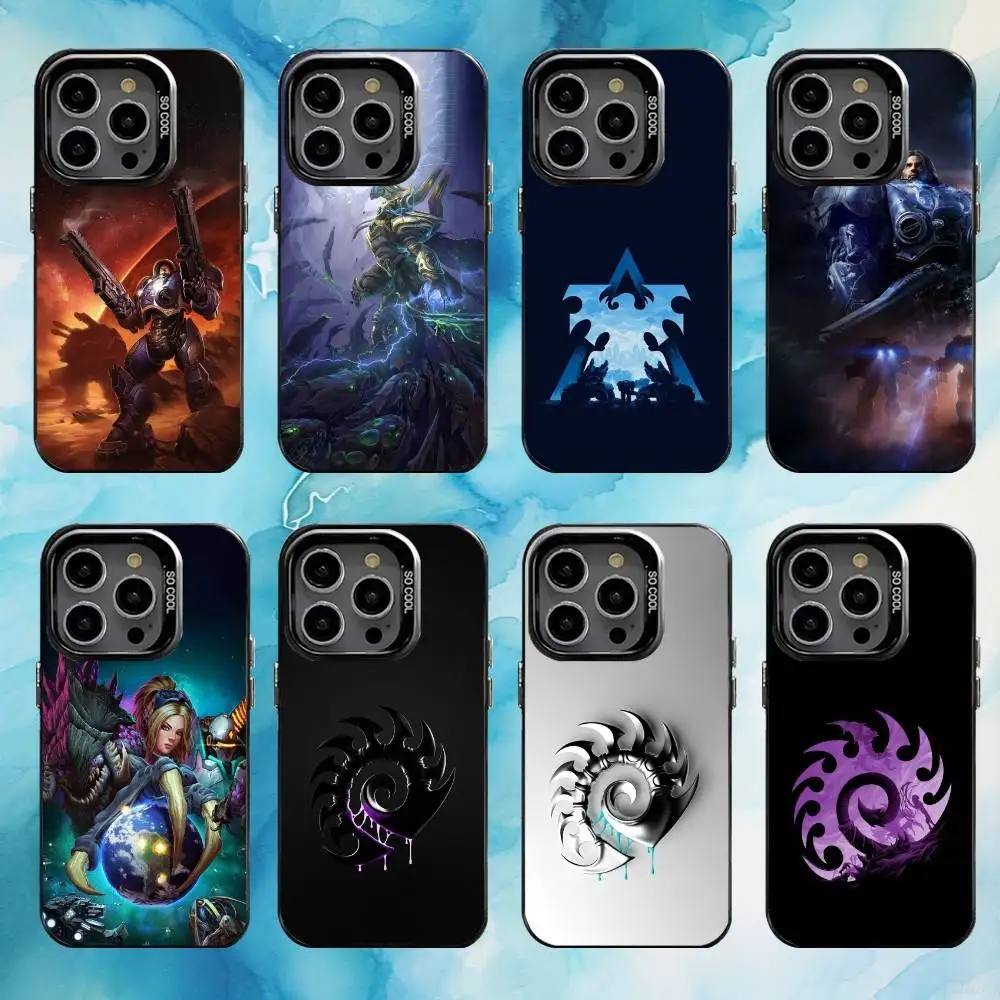 

S-Starcrafts-Game-2 Phone Case For iPhone17,16,15,14,13,12,11 Plus,Pro Max Black Candy silver phone case