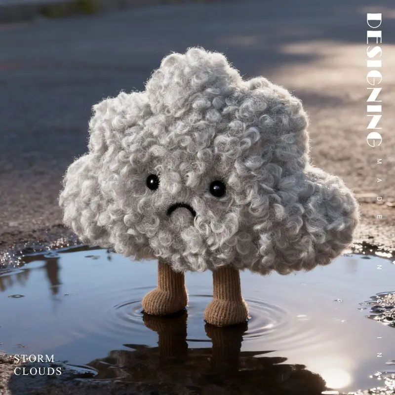 

Фильм аниме мультфильм буря облако кукла кудрявое маленькое облако плюшевая креативная мягкая игрушка для детей изысканный подарок на день рождения игрушка