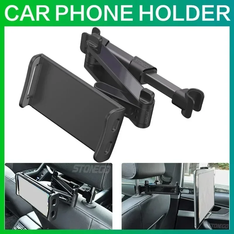 

Telescopic Car Headrest Phone and Tablet Mount, Compatible with 4-11 Inch Devices, Backseat Holder