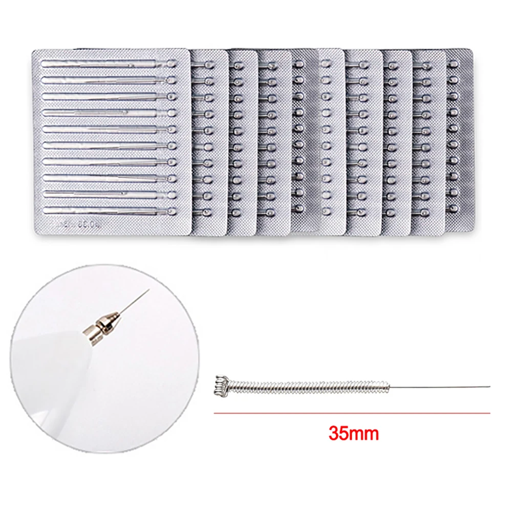 100Pcs Plasma Punkt Stift Nadeln Feine Gewidmet Nadel Für Laser Haut Dunklen Fleck Gesicht Warze Tag Entferner Maulwurf Tattoo entfernung Maschine