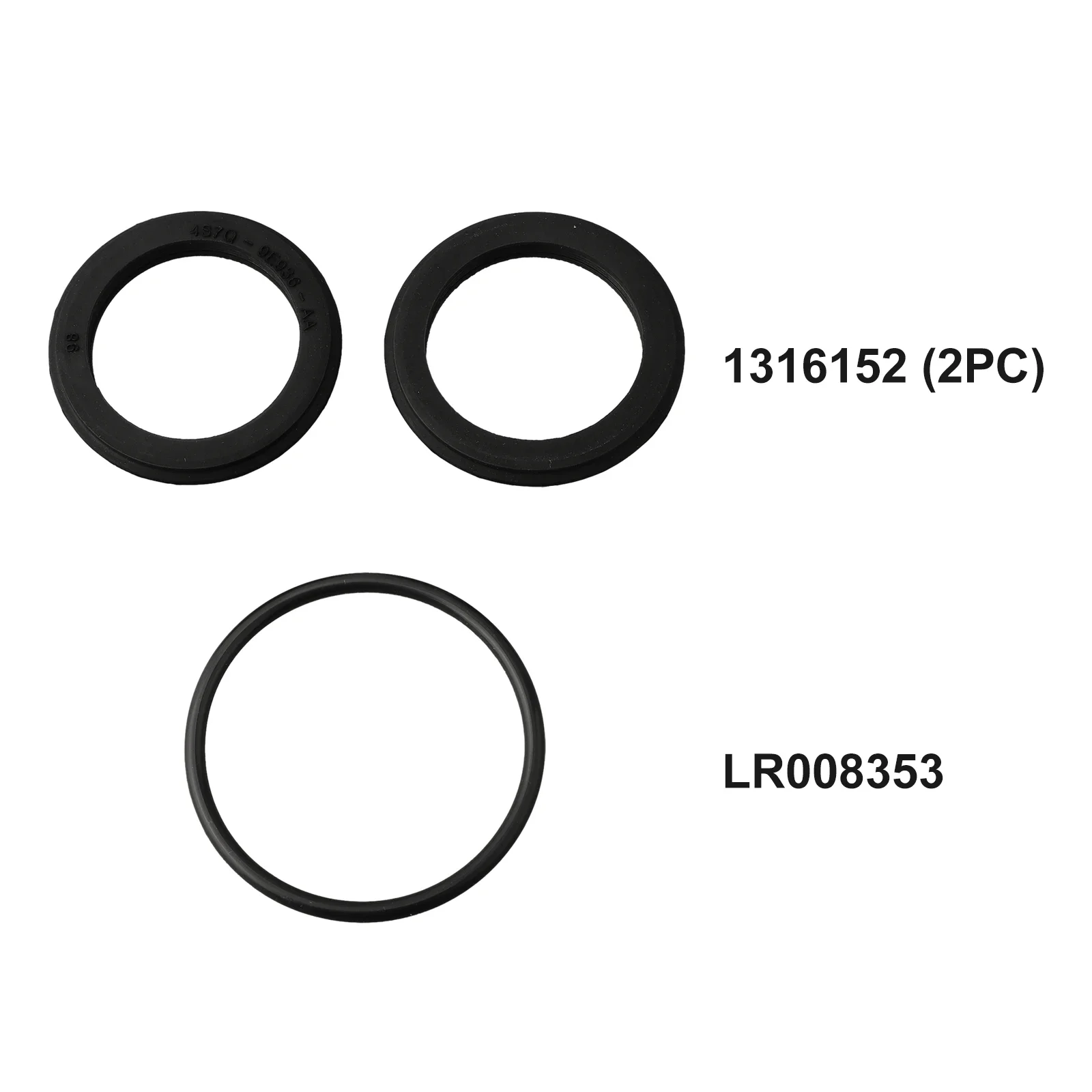 

3pcs Accessories Gasket Seals Throttle Body Car Accessories LR008353/1316152 Plastic Plug-and-play Replacement