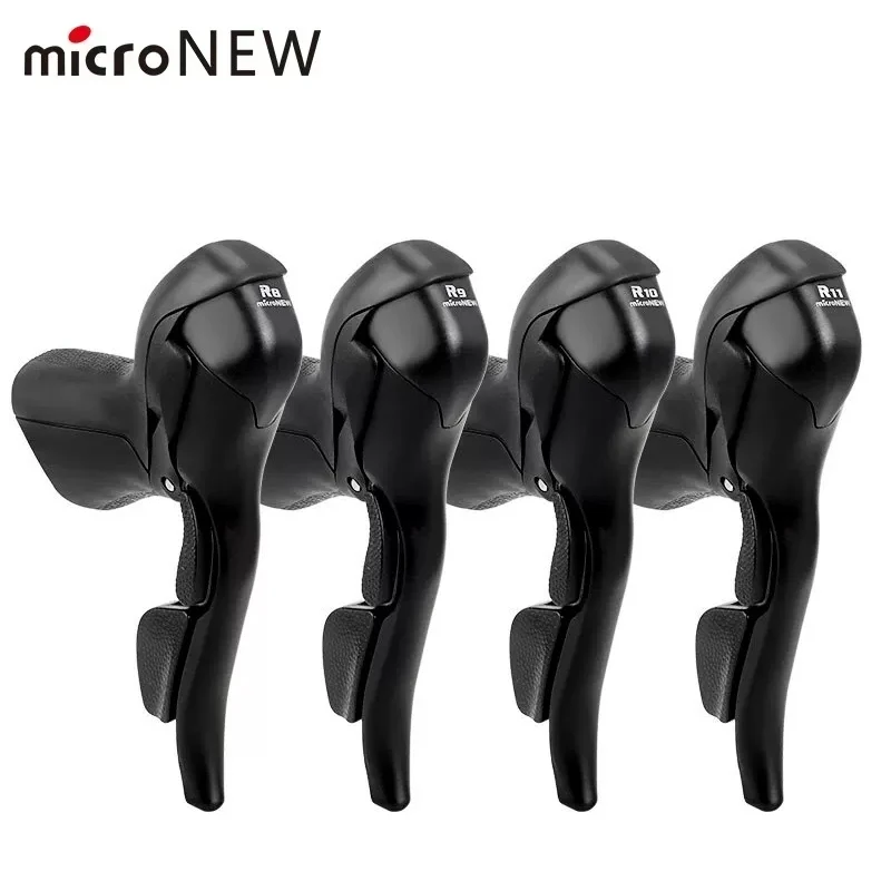 

MicroNEW Road Bike Twin Lever 2x10 Speed 3x10 Shifter 7 8 9 10Speed Shifter Bike Derailleur Kit for Shimano Bicycle Accessories