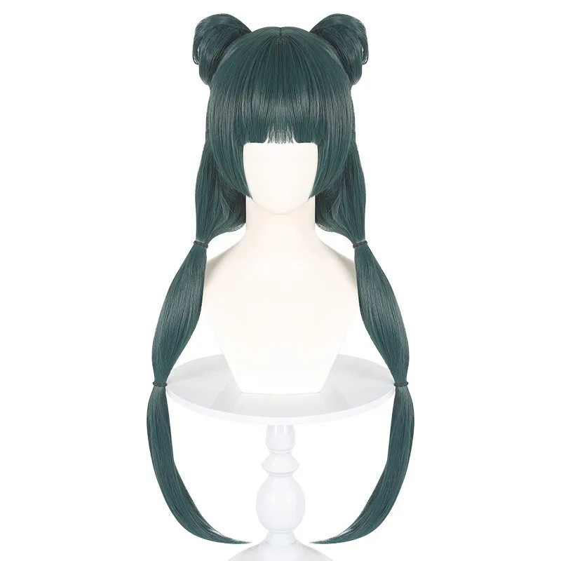 Peruca, sussurro da menina da farmácia, peruca cosplay de gato, peruca de fibra sintética com couro cabeludo simulado e rede rosa