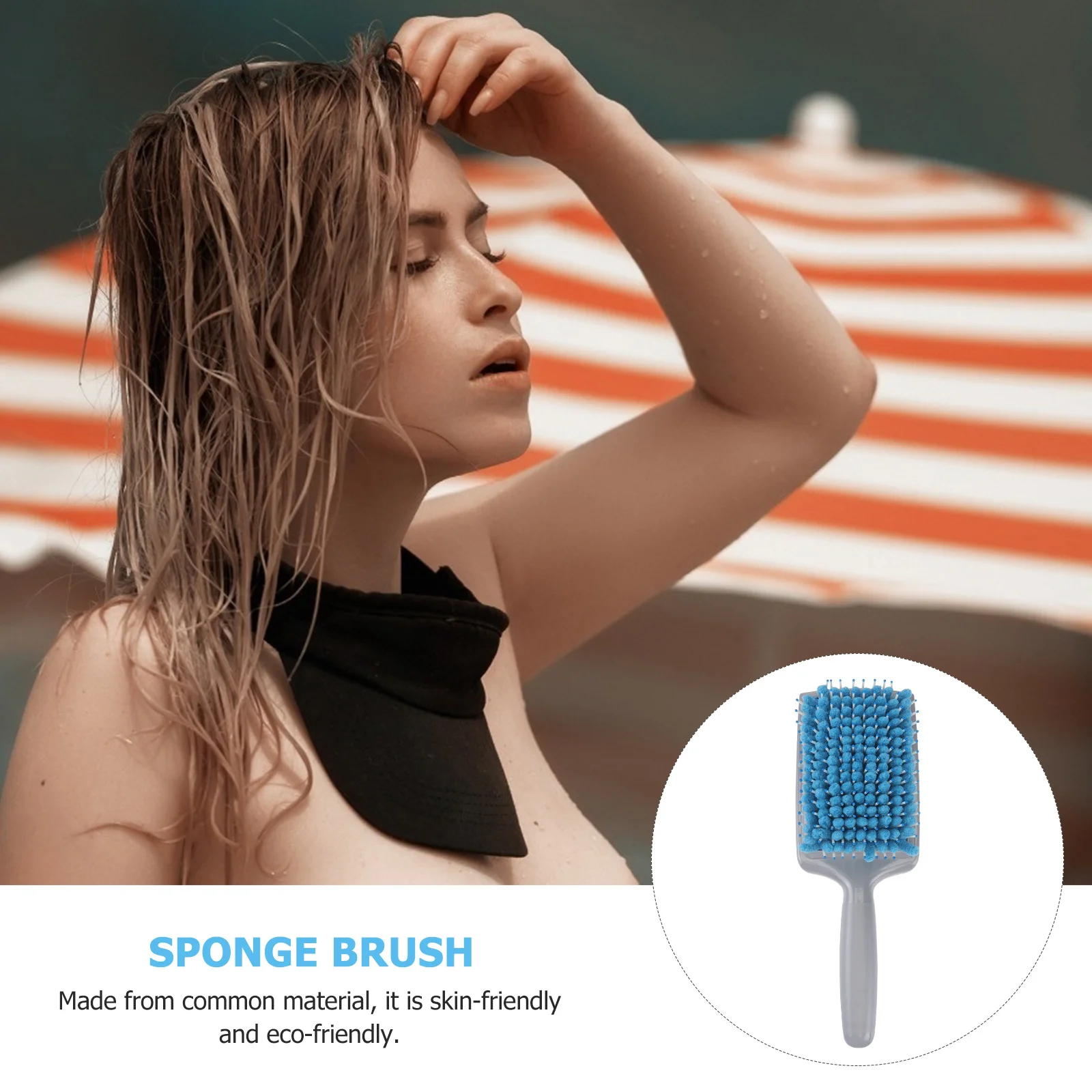 

Hair Brush Absorbent Dries Thin Hair Stylist Recommended Smooth Silky Eco Frie Paddle Brush