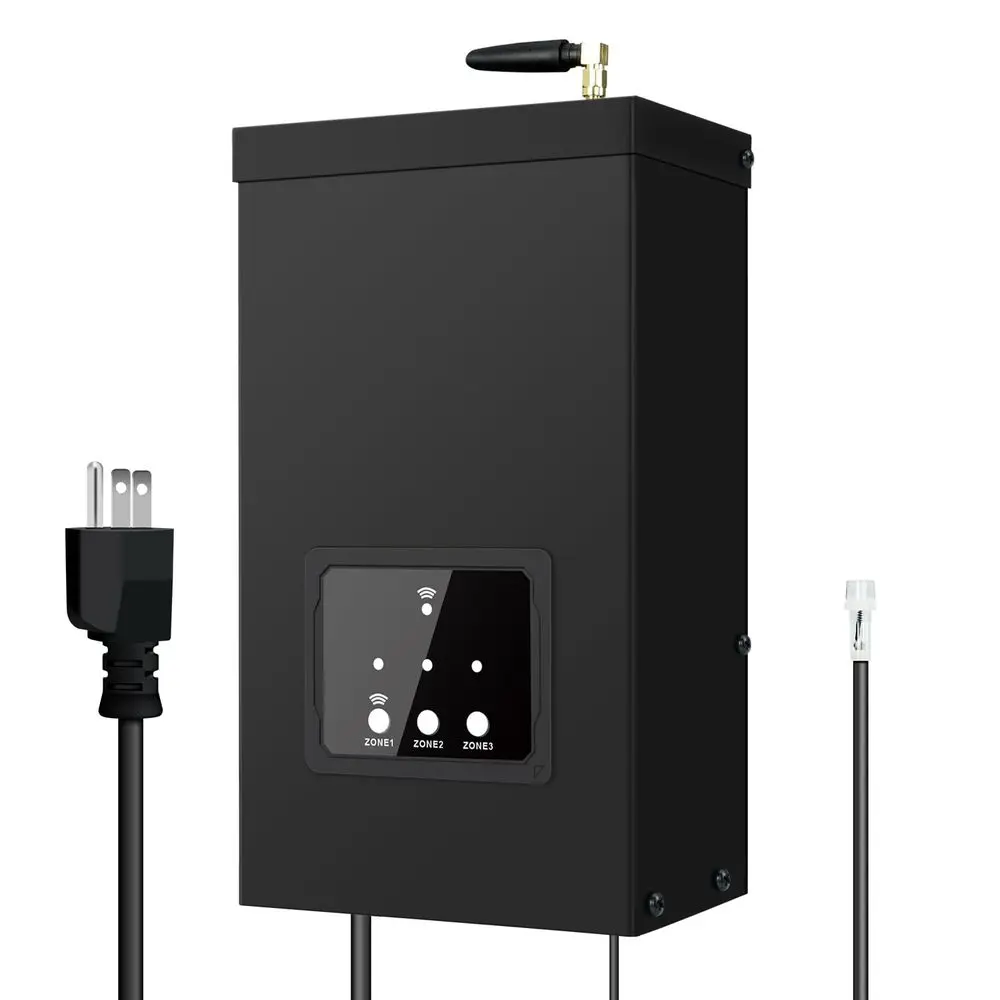 

300W Wii Low age Landse Transormer, 3 Independent Outputs 120V to 12V/14V, Outdoor Transormer with Timer,Alexa & Assistant