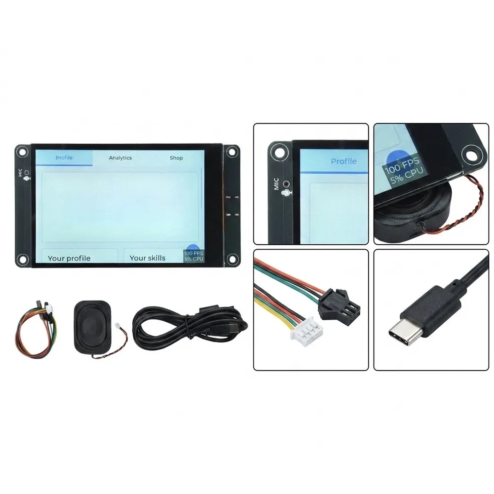 4.0 Inch IPS Capacitive Touch Screen 320x480 Resolution Smart Display Module With AI Support For Industrial Electronics
