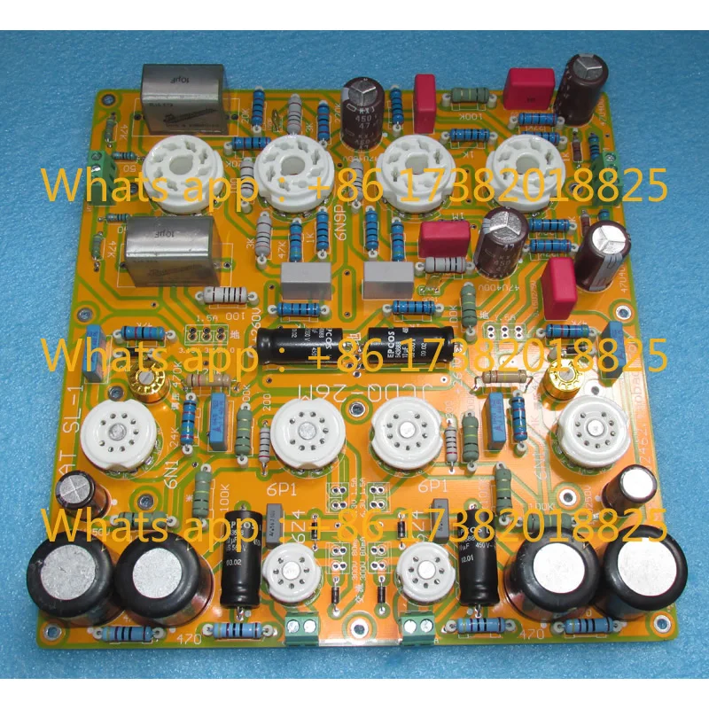 A simplified version of the 6N8P+6N9P bile preamp circuit board JCDQ26M of the American Elvis SL-1 preamp
