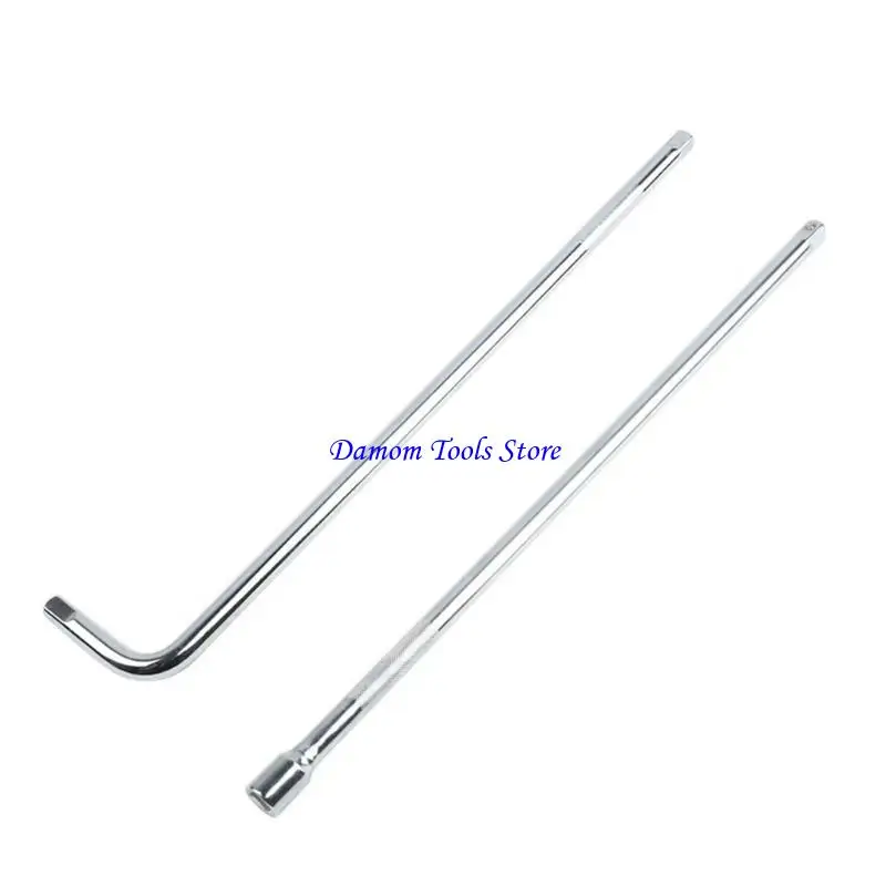 57BE Extended 50cm 1/2Inch Drive Socket Wrench Bar Improved Torque Transfer Tool