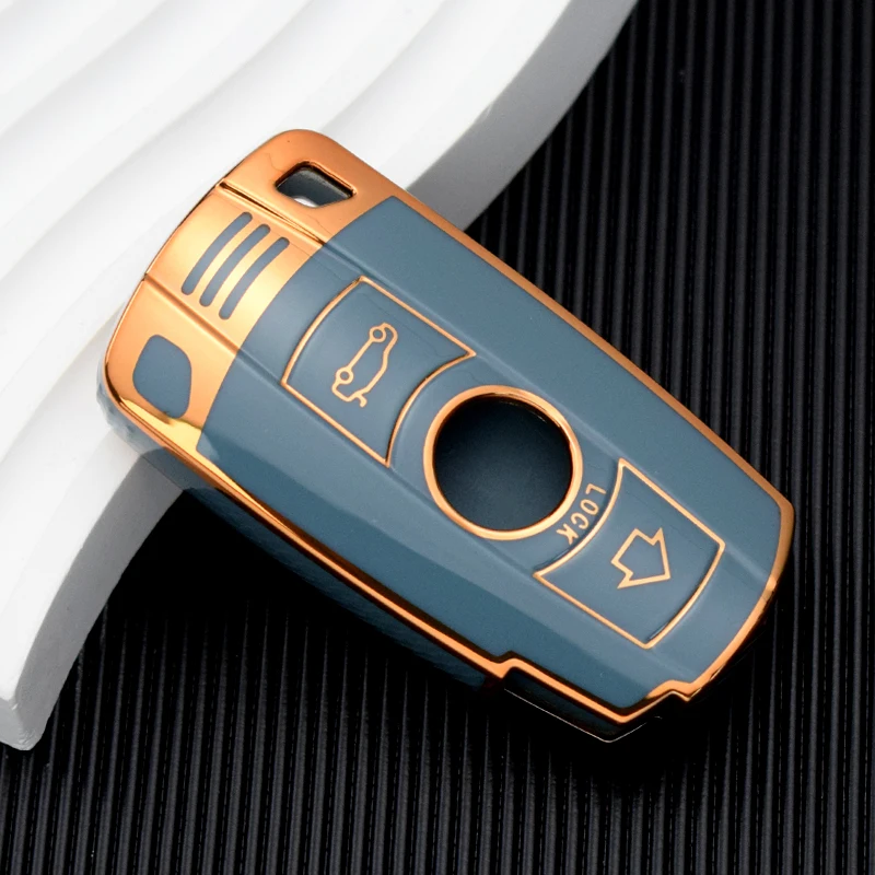 3 Buttons Smart TPU Auto Key Shell for BMW E61 E90 E82 E70 E71 E87 E88 E89 X5 X6 1 3 5 6 Series Remote Car Key Case Protector