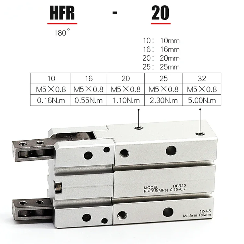 SMC type Air Gripper 180° Angular Style Air Gripper Cam Style MHY2-10D MHY2-16D MHY2-20D MHY2-25D caluminium clamp MHY2-16D2