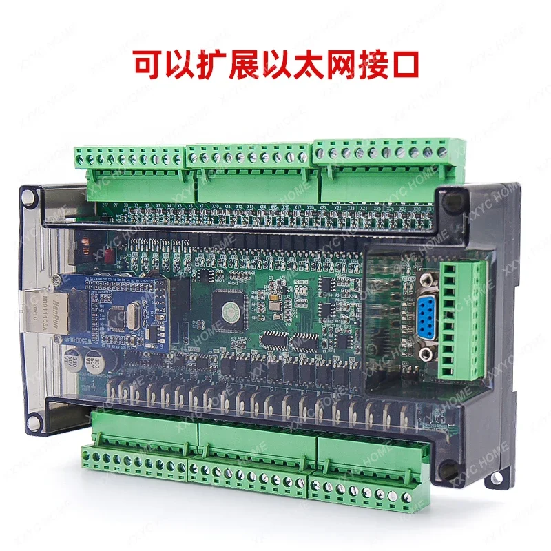 Ethernet Industrial Control Board Fx3u48 Point Compatible FX3U with Analog Clock Programmable Controller