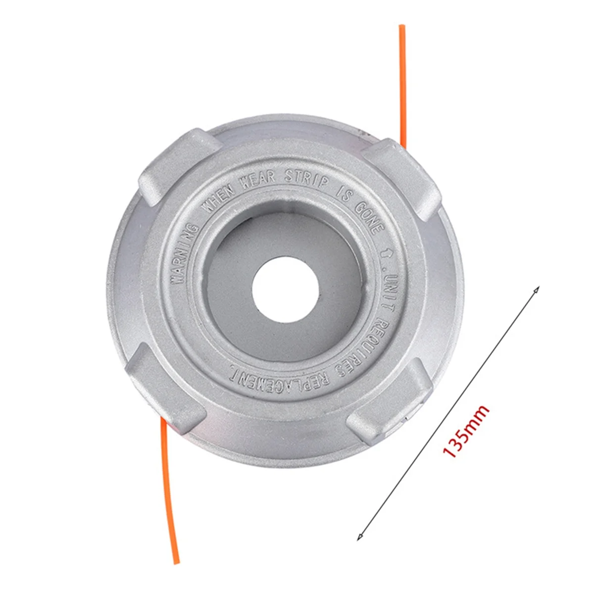 Cabeça de capina de disco de ferro simples e prática ABYA, cortador de grama, cortador de grama, ferramenta de jardim, sem necessidade de desmontar cabeças de capina