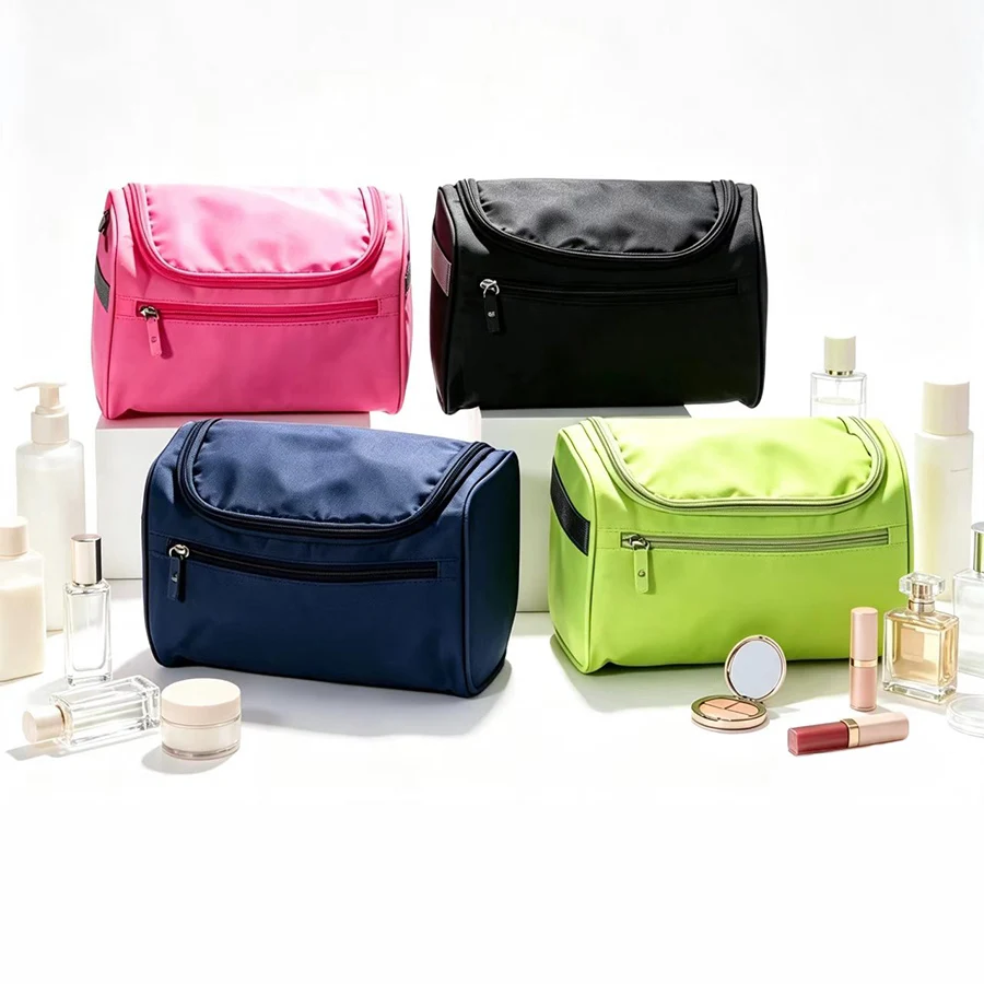 Hanging Travel Toiletry Bag, Portable Waterproof Cosmetic Makeup Organizer, Large Capacity Wash Bag for Men Women Business Trip