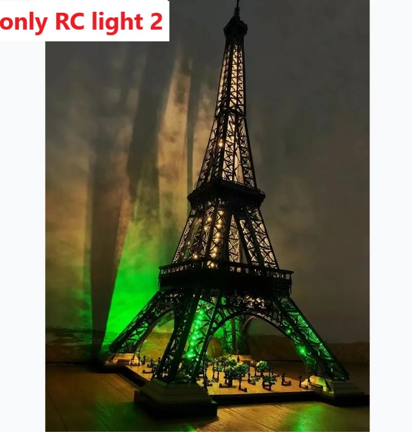 LED Light Kit for 10307 Eiffel Tower Building Blocks Set Bricks Toys for Children(NOT Include the Model) RC Version